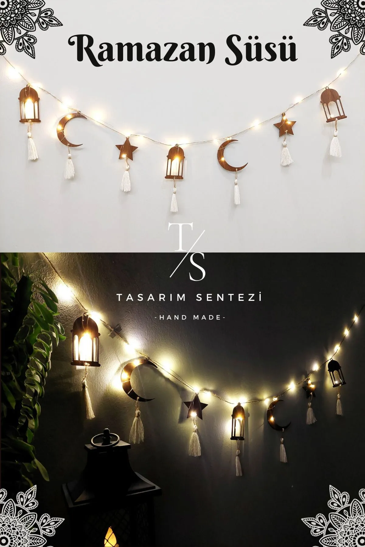 Ramadan Decorations Wooden Led Light Ramadan Eid Mubarak
