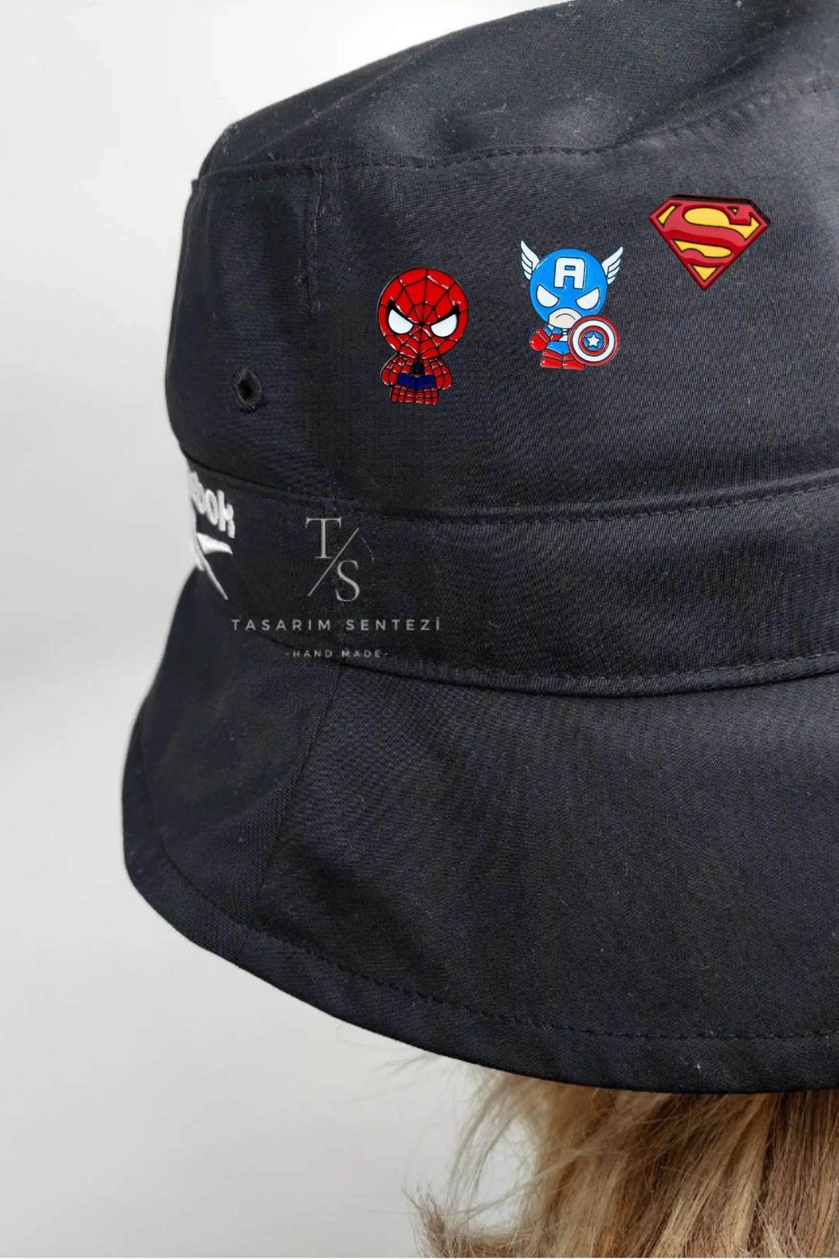 Rozet Metal 3’lü Superman Spider Man Captain America