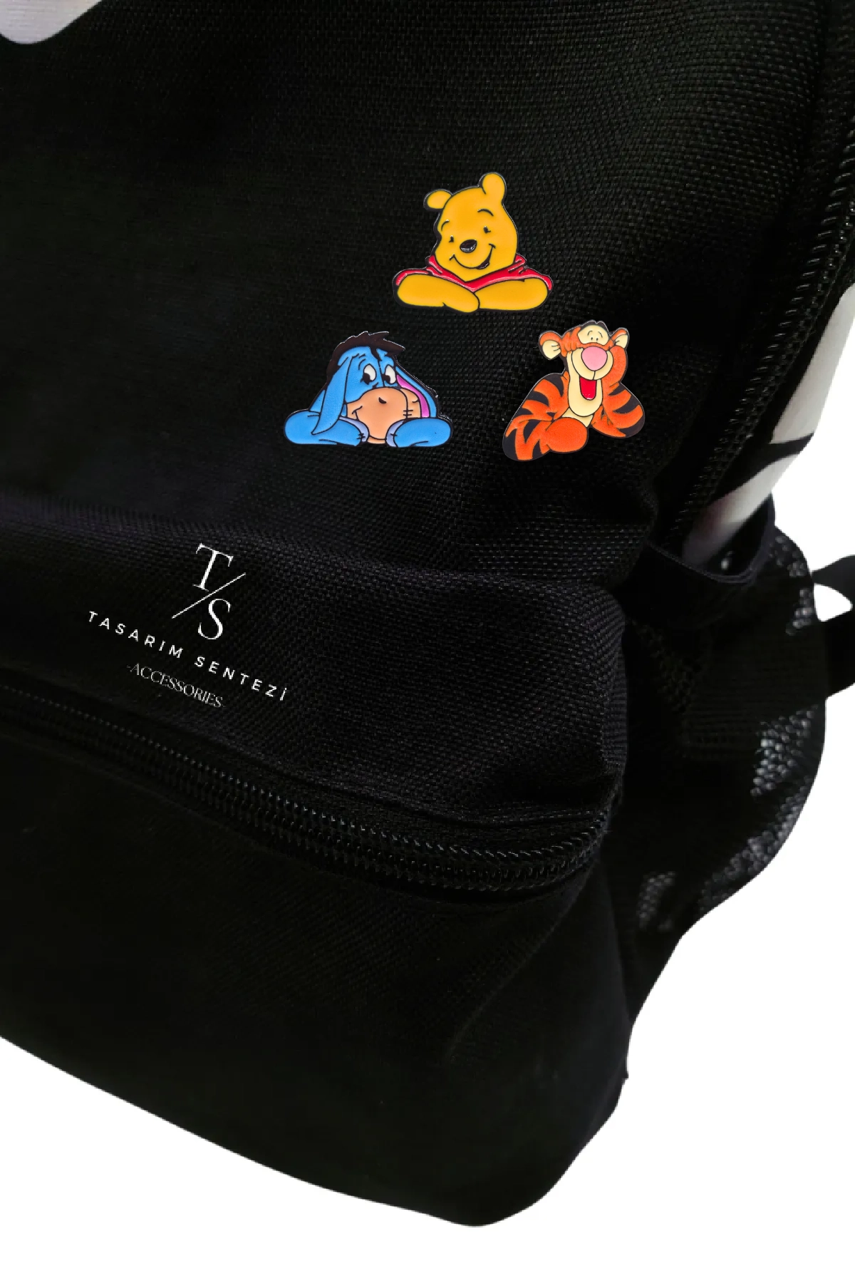Rozet Metal 3’lü Winnie The Pooh Ayı Eeyore Eşek Kaplan Tigger