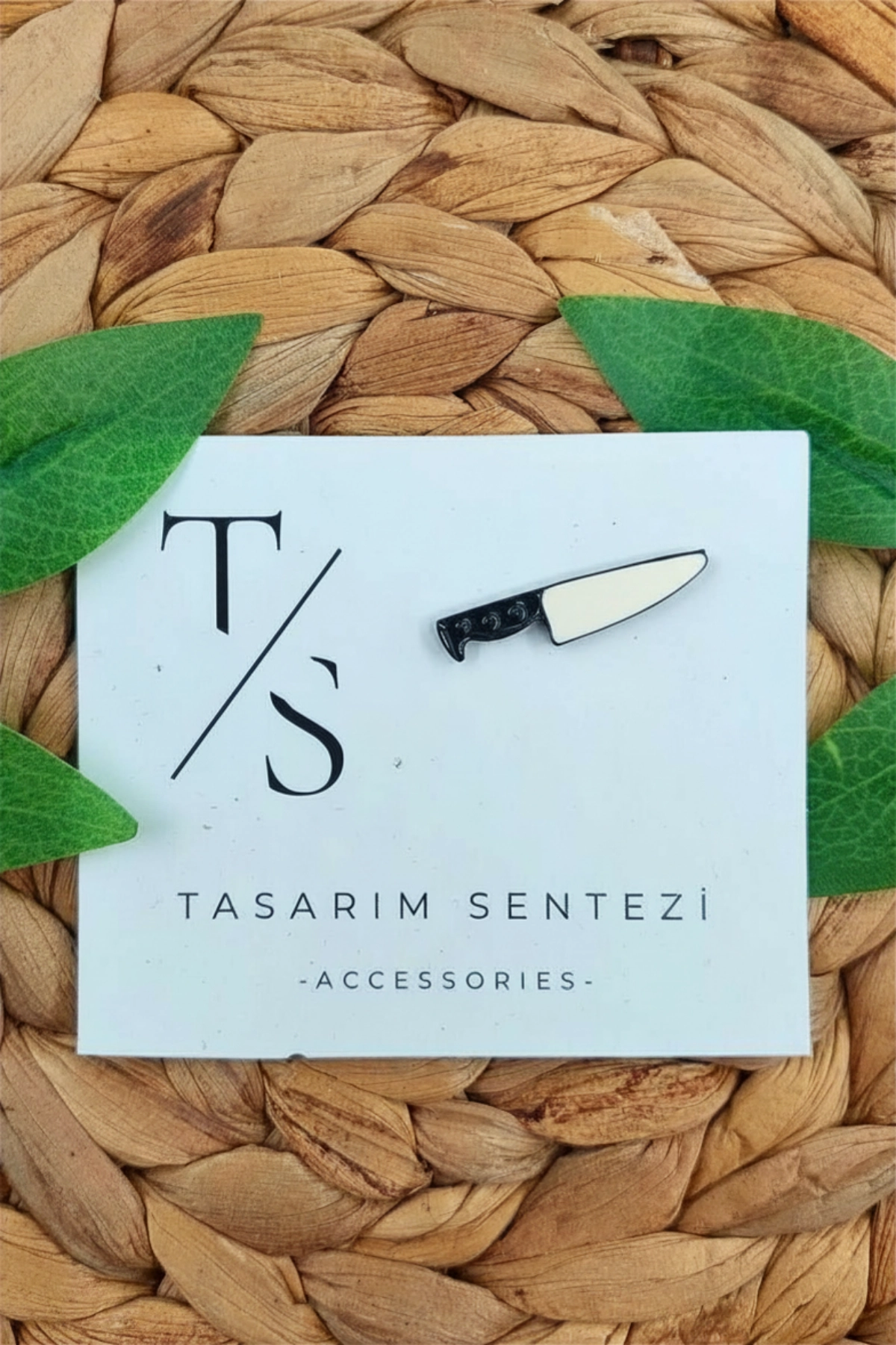 Rozet Metal Bıçak Et MasterChef Kasap Knife