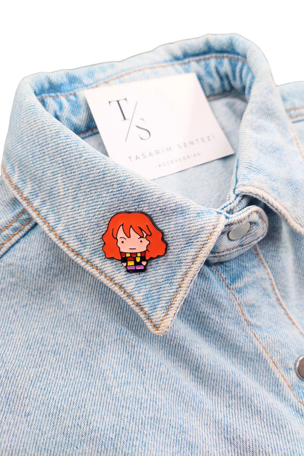 Rozet Metal Hermione Granger Harry Potter Kitap Film