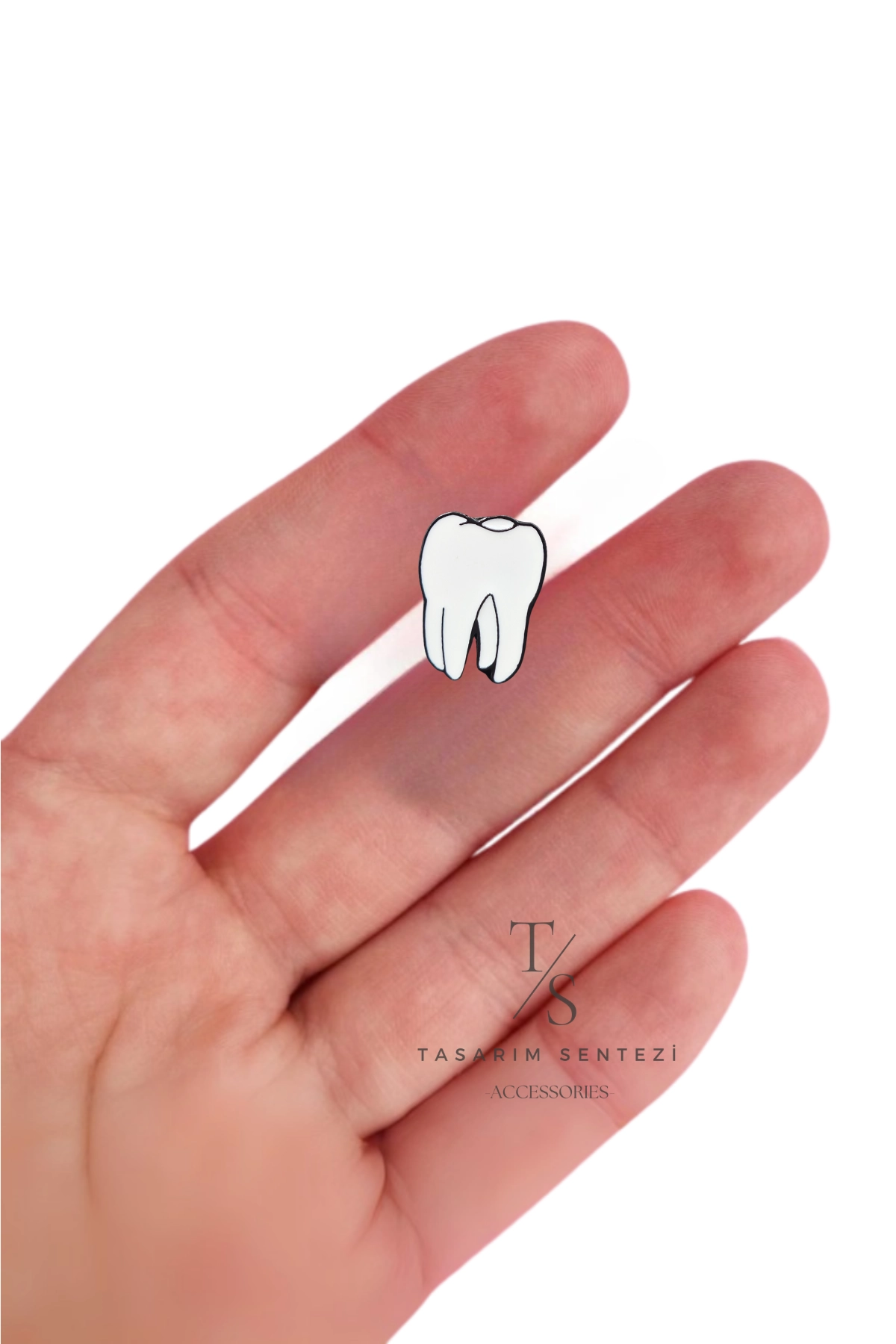 Rozet Metal Diş Doktoru Dent Klinik Hekim