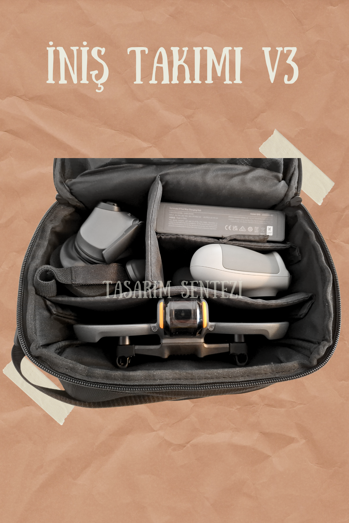 Dji Avata 2 Drone Uyumlu İniş Takımı V3