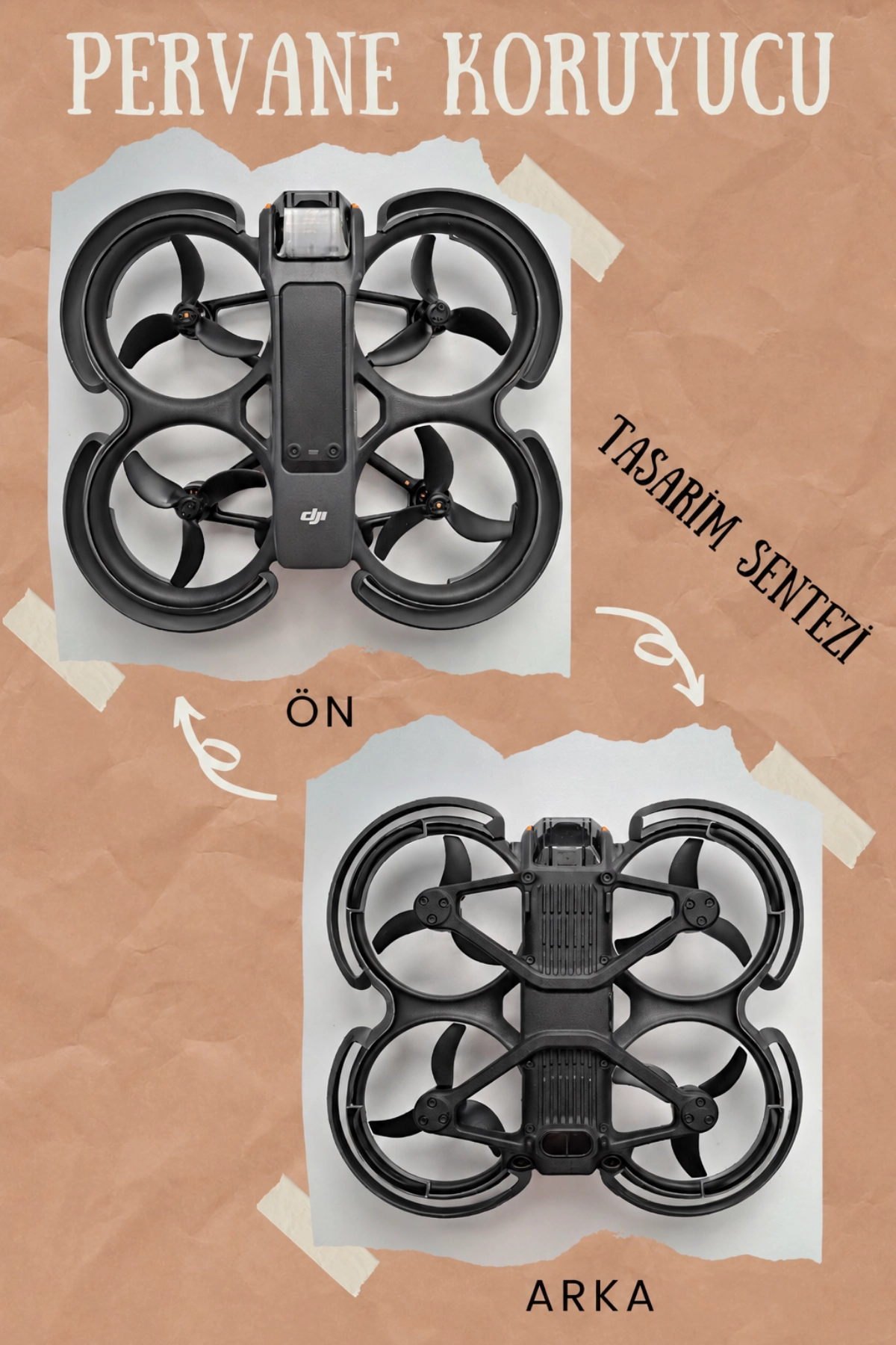 Dji Avata 2 Drone Uyumlu Esnek Pervane Koruyucu