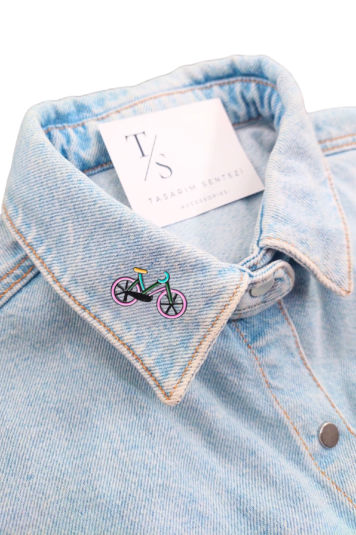 Colorful Metal Bicycle Badge