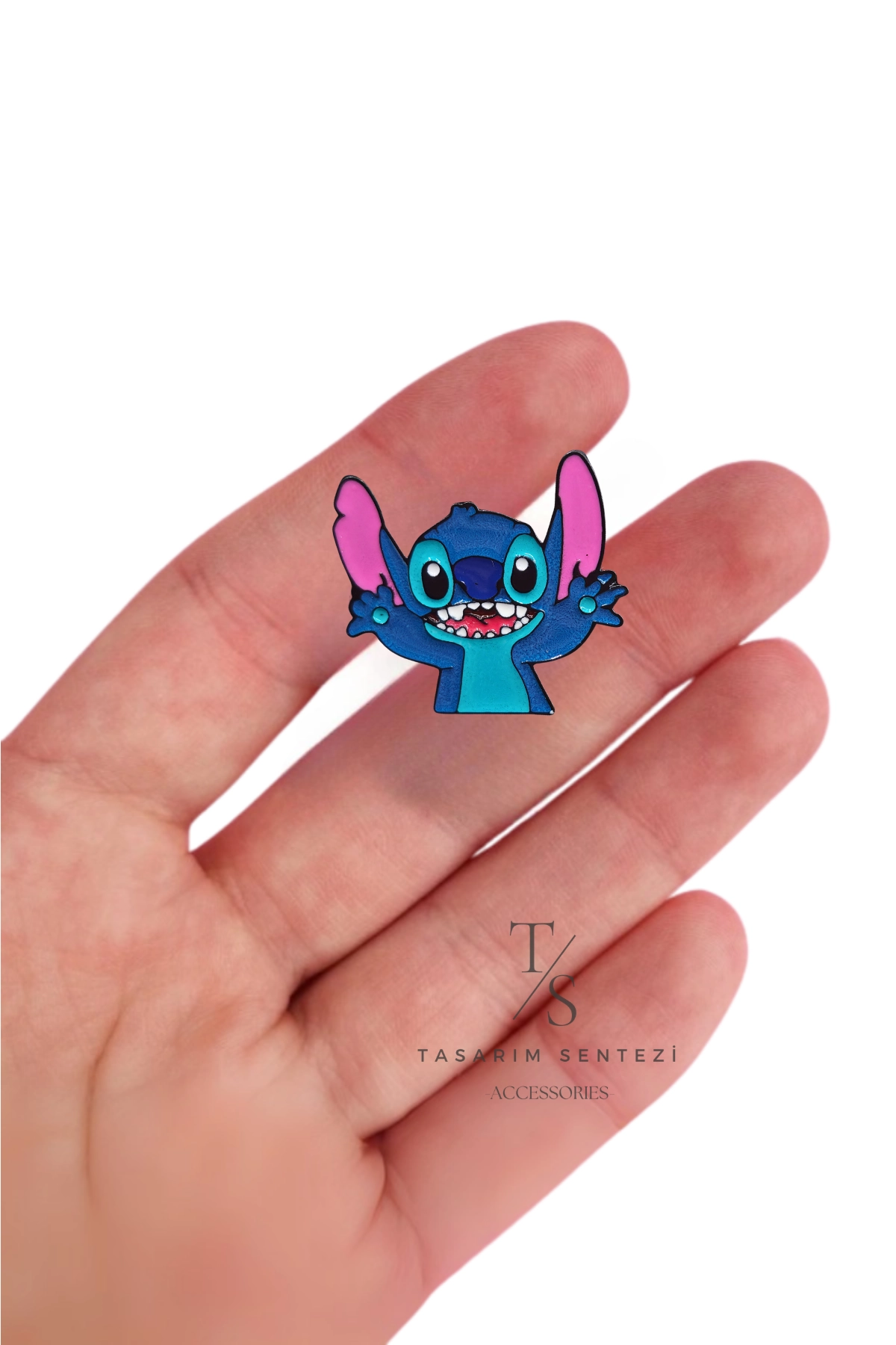 Badge Metal Stitch Lilo Character Koala Stitch