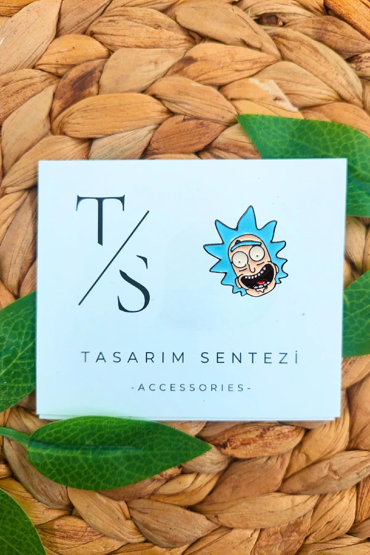 Badge Metal Rick And Morty Rick Sanchez Character