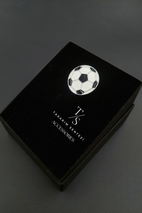 Rozet Metal Futbol Topu Spor Maç