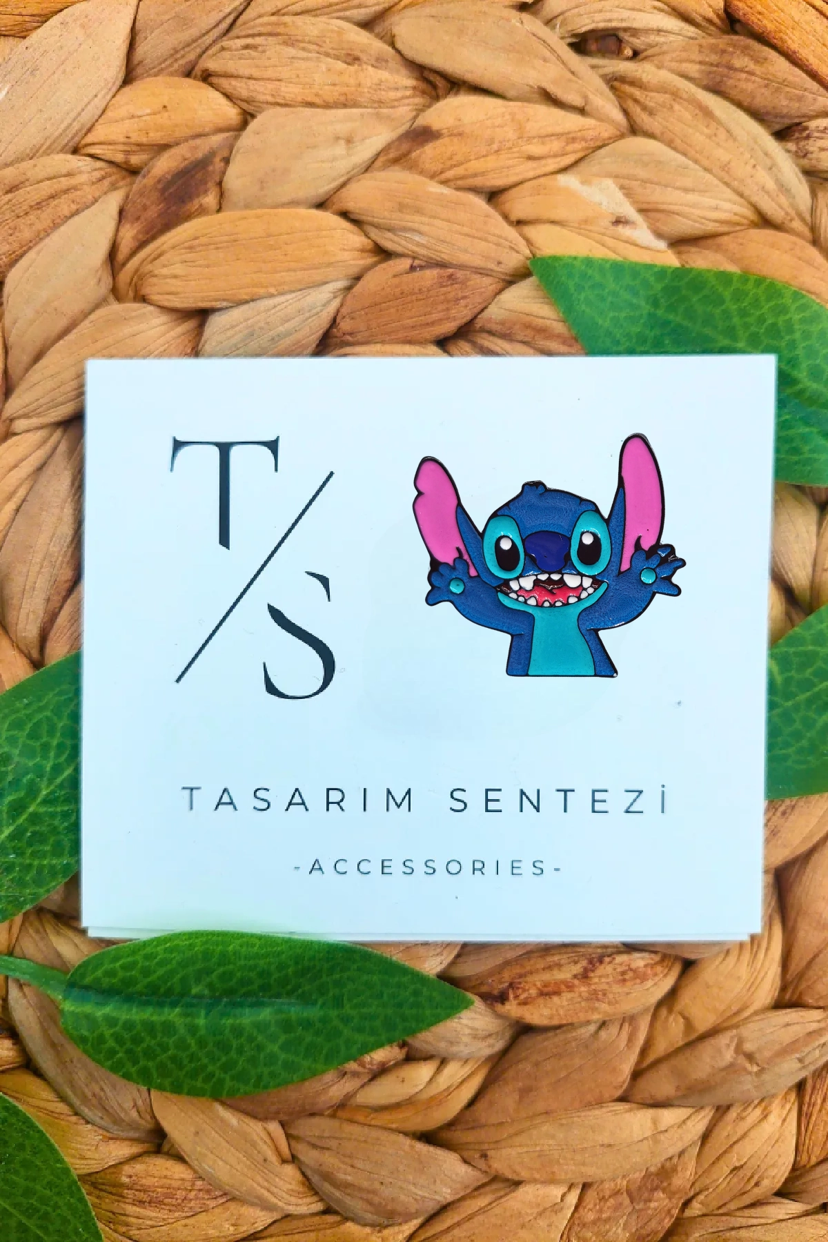 Badge Metal Stitch Lilo Character Koala Stitch