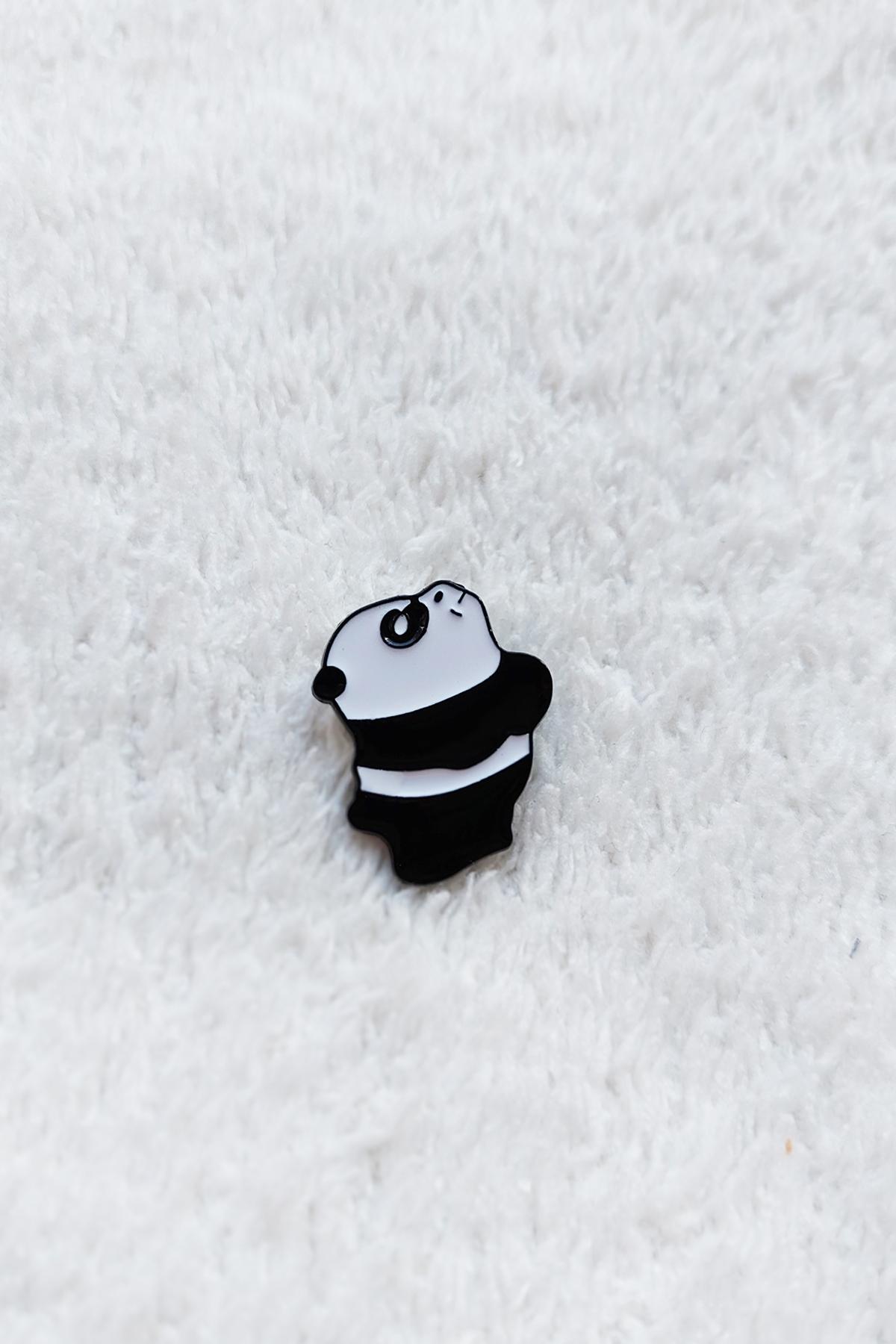 Rozet Metal Kung Fu Panda Lu Ayı 