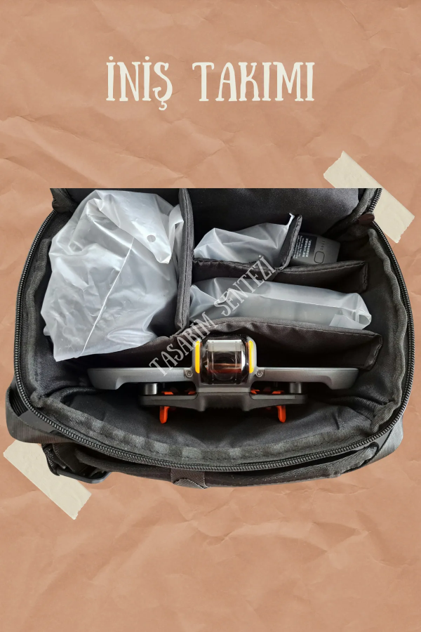 Dji Avata 2 Drone Uyumlu Iniş Takımı Kırmızı