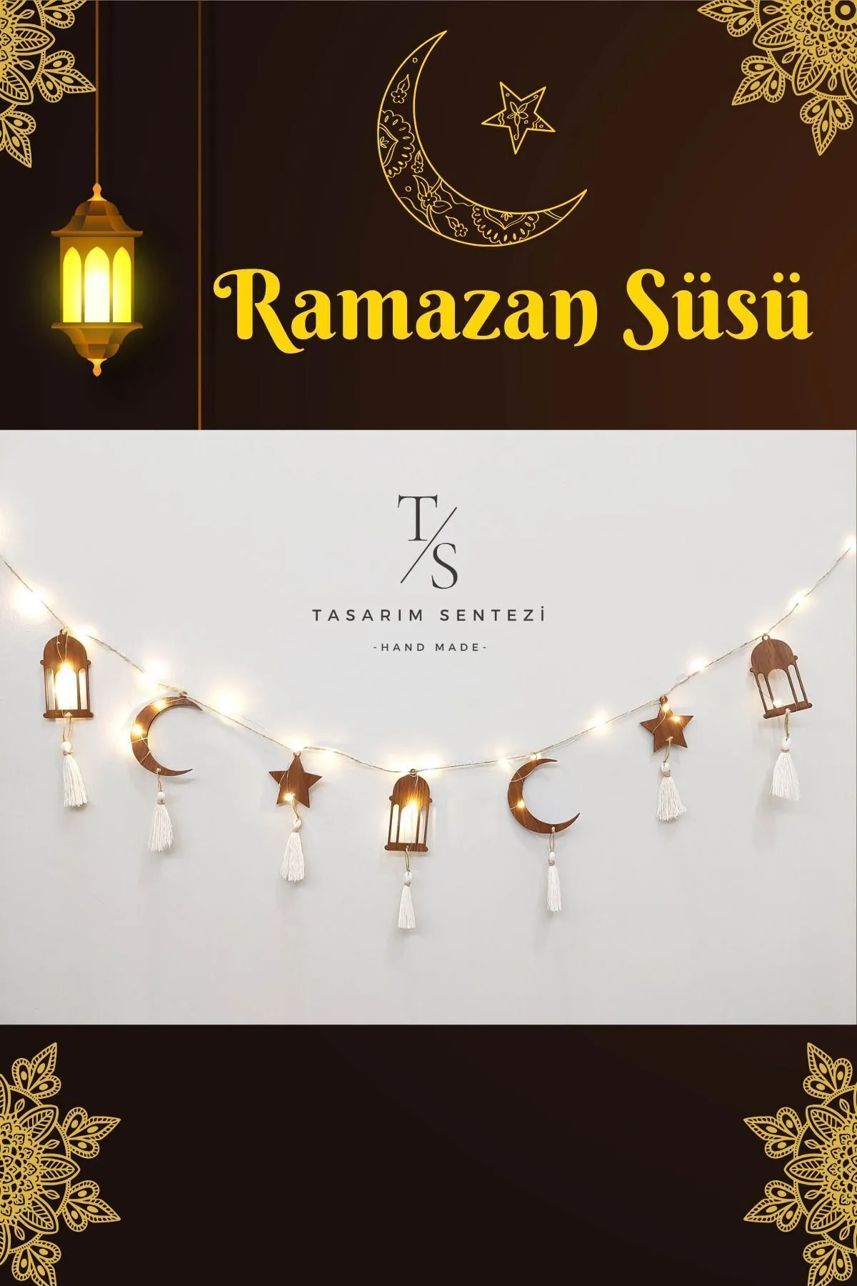 Ramadan Decorations Wooden Led Light Ramadan Eid Mubarak