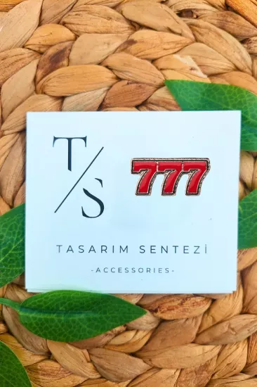Rozet Metal 777 Manifest Sans Bereket Numeroloji 