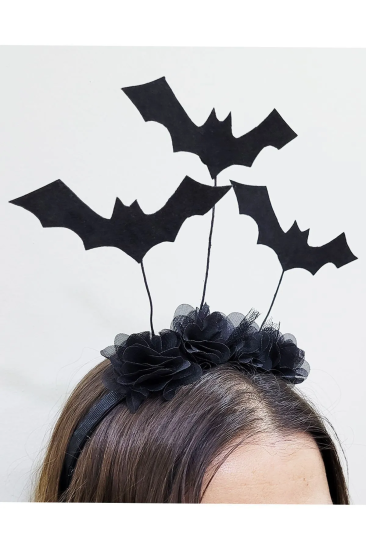 Siyah Yarasa Taç Halloween Cadilar Bayrami Yılbaşı Christmas 
