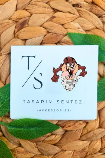 Rozet Metal Tazmanya Canavari Looney Tunes 