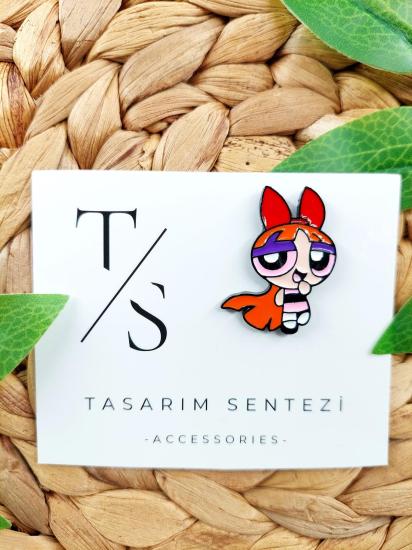 Rozet Metal Blossom Powerpuff Girls Çizgi Film