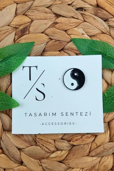 Rozet MetalYin Yang iyilik Kötülük Tai Chi