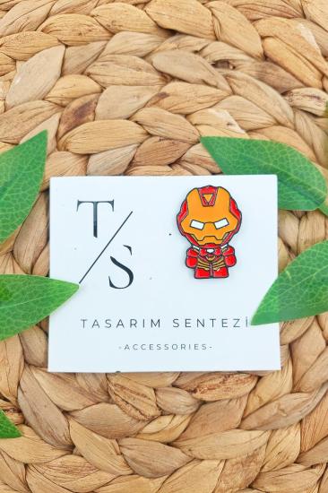 Rozet Metal iron Man Demir Adam Marvel Avengers Film