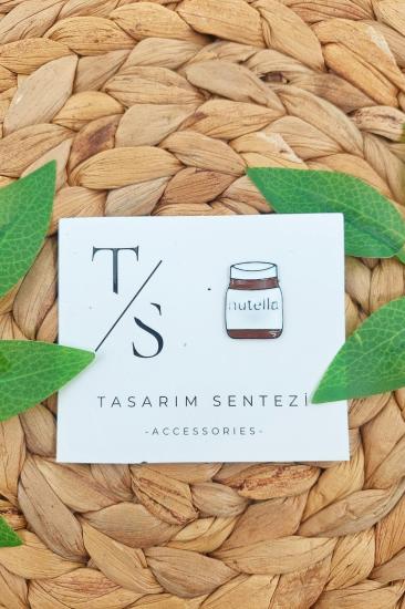 Rozet Metal Nutella Kakaolu Fındık Kremasi Çikolata