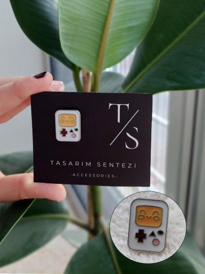 Rozet Metal Gameboy Atari Oyuncak Oyun Konsolu