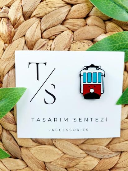 Rozet Metal Nostalji Treni Taksim Tramvay 