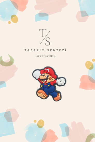 Rozet Silikon Super Mario Brothers Video Oyun