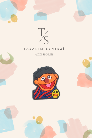 Rozet Silikon Susam Sokağı Edi Bert And Ernie Sesame Street