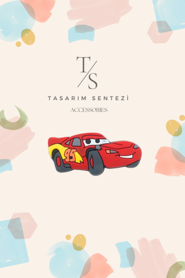 Rozet Silikon Arabalar Cars Şimşek McQueen