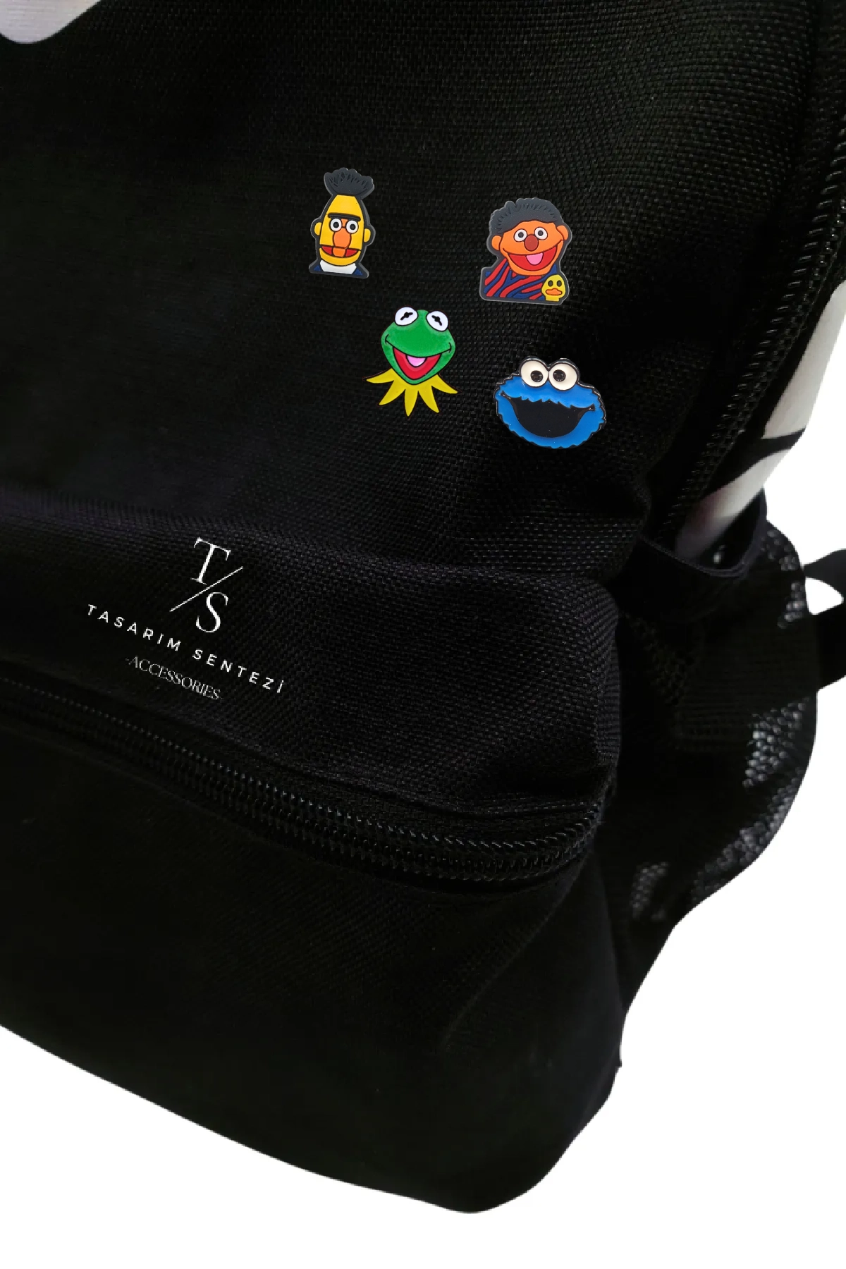 Rozet Metal 4’lü Edi Budu Kurabiye Canavari Kurbaga Kermit
