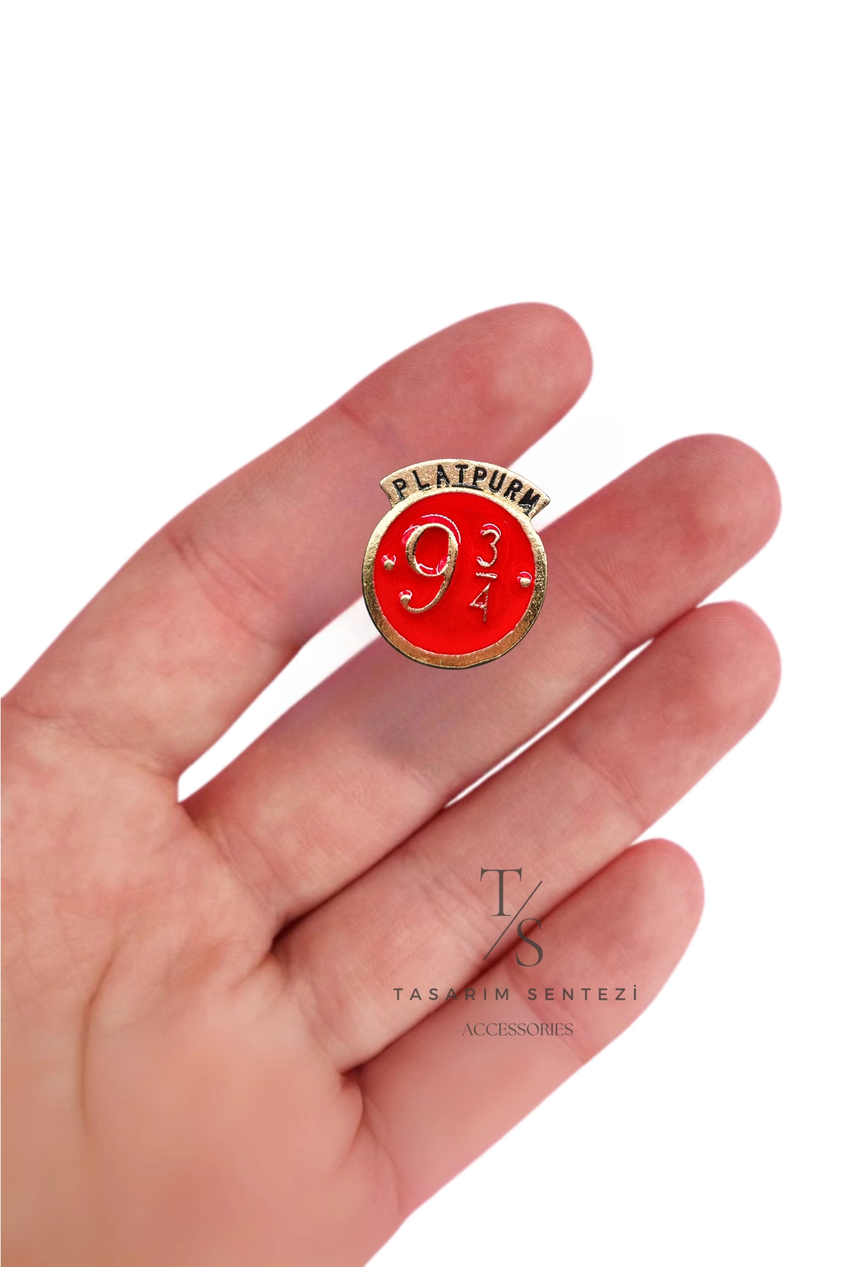 Badge Metal Harry Potter Platform 9 3/4 Hogwarts Express Train Platform