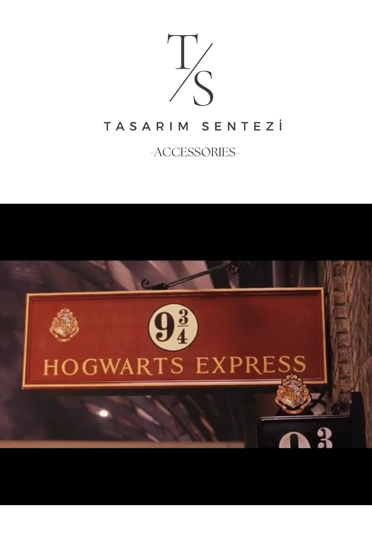 Badge Metal Harry Potter Platform 9 3/4 Hogwarts Express Train Platform