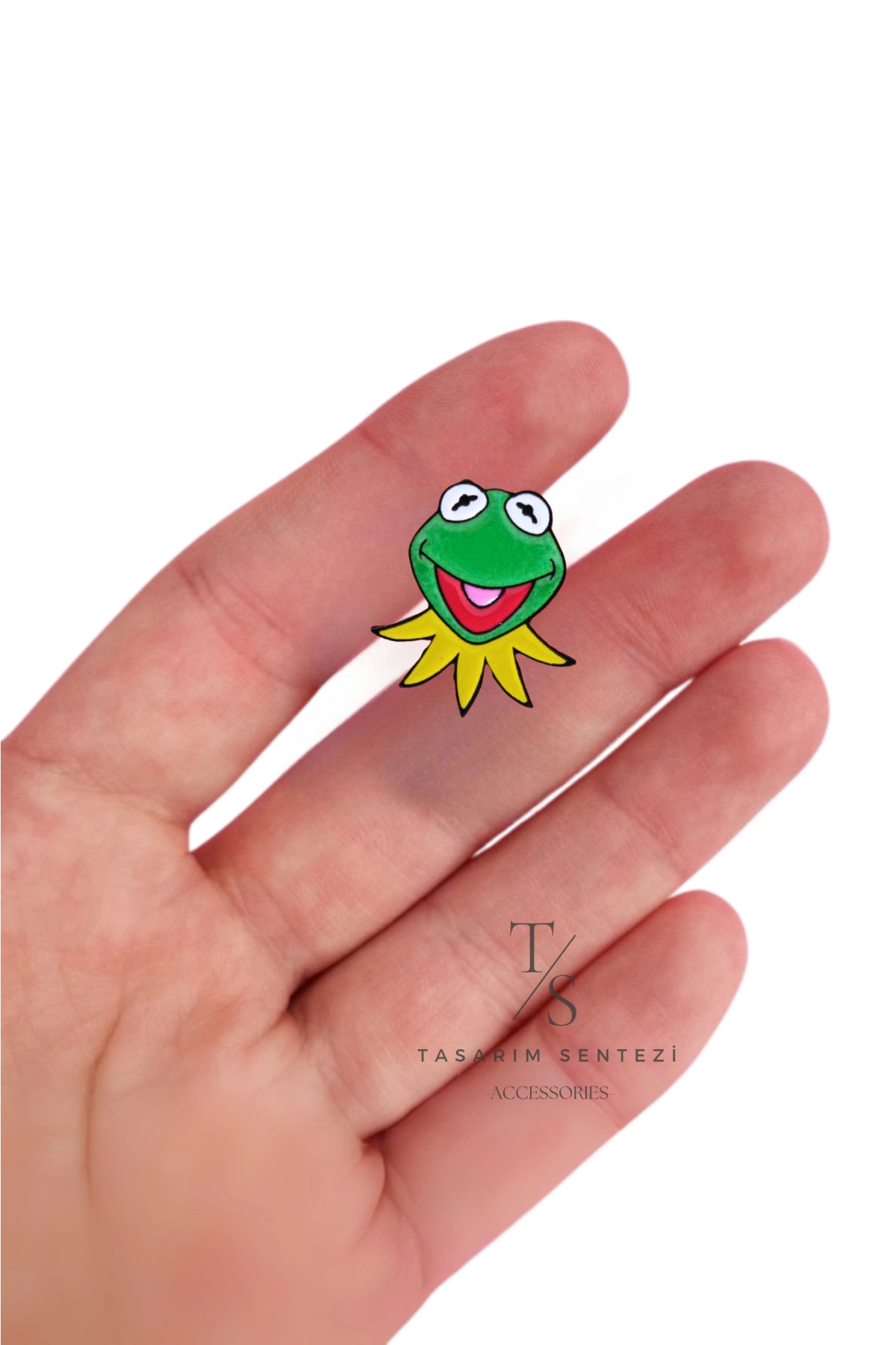 Rozet Metal Kurbaga Kermit The Muppet Show