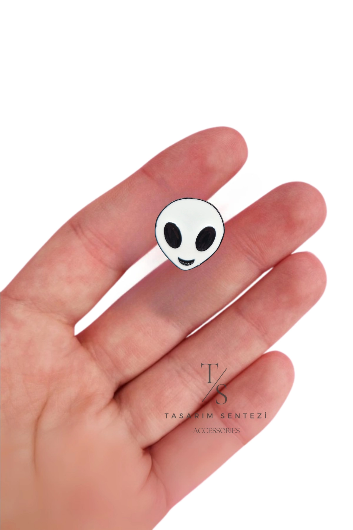 Rozet Metal Uzaylı UFO Alien NASA 