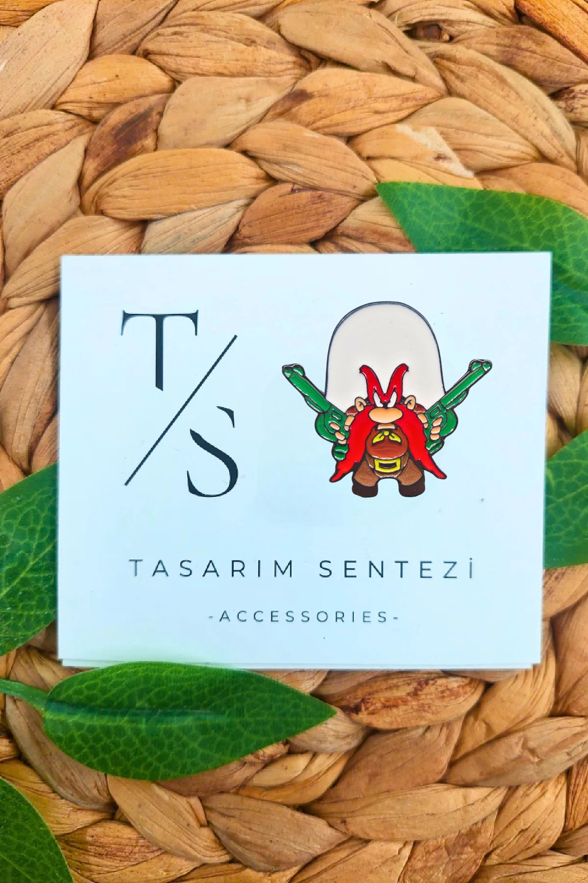 Rozet Metal Yosemite Sam Kovboy Kufurbaz Haydo