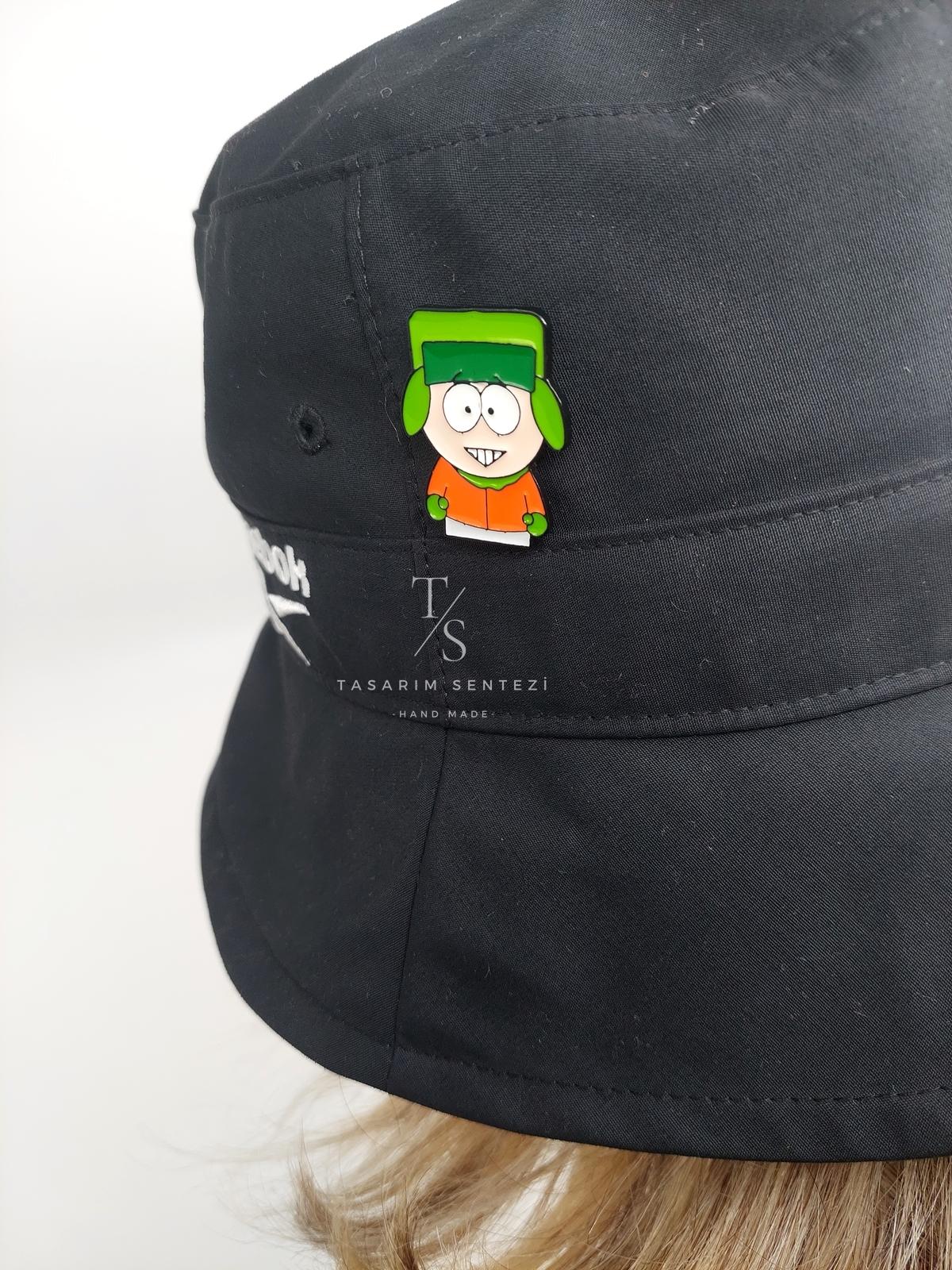 Rozet Metal Kyle Broflovski South Park Figür