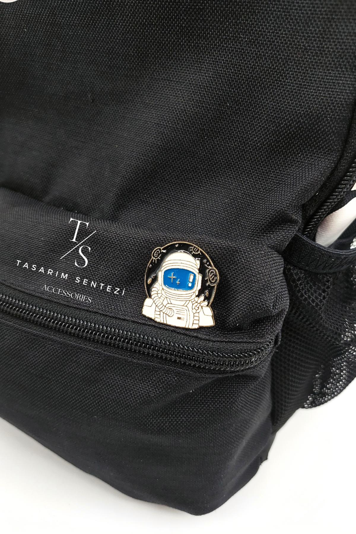 Rozet Metal Astronot Kozmonot Nasa