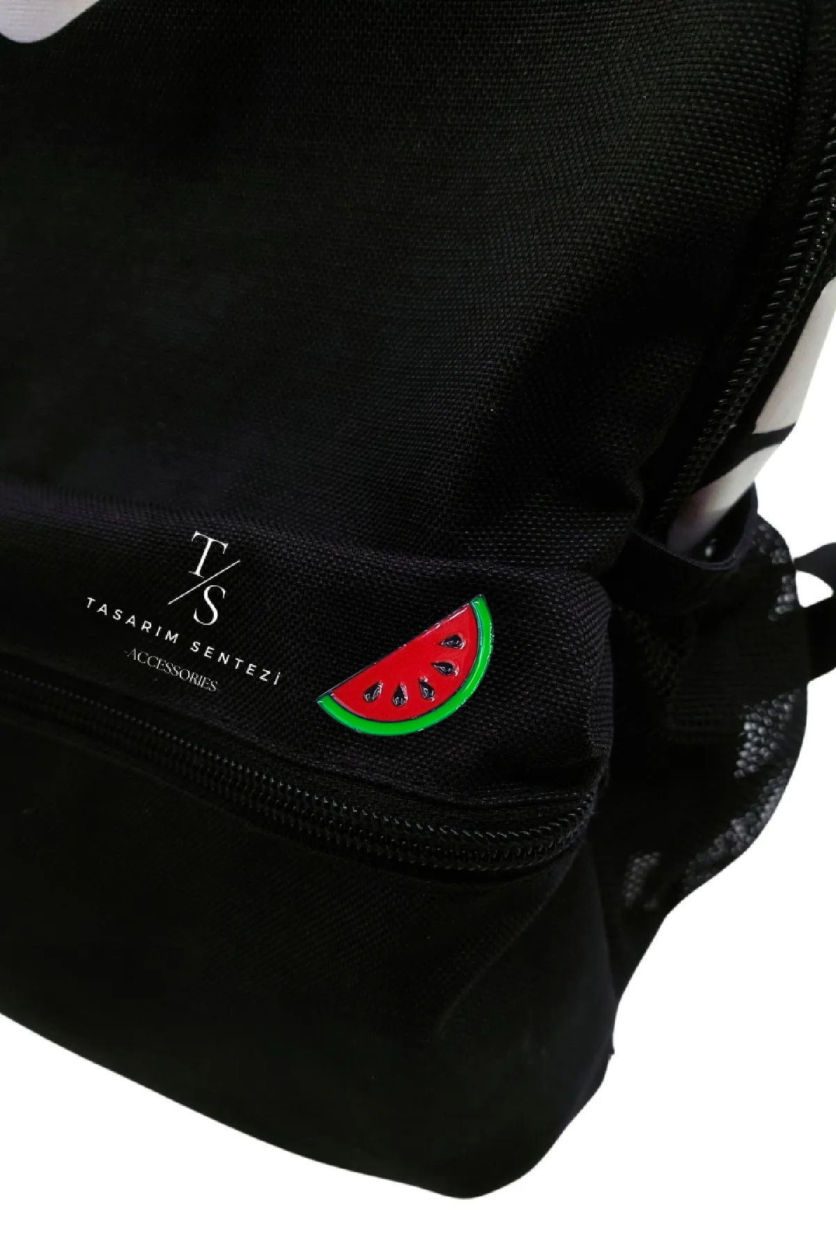 Rozet Metal Karpuz Dilimi Meyve Watermelon