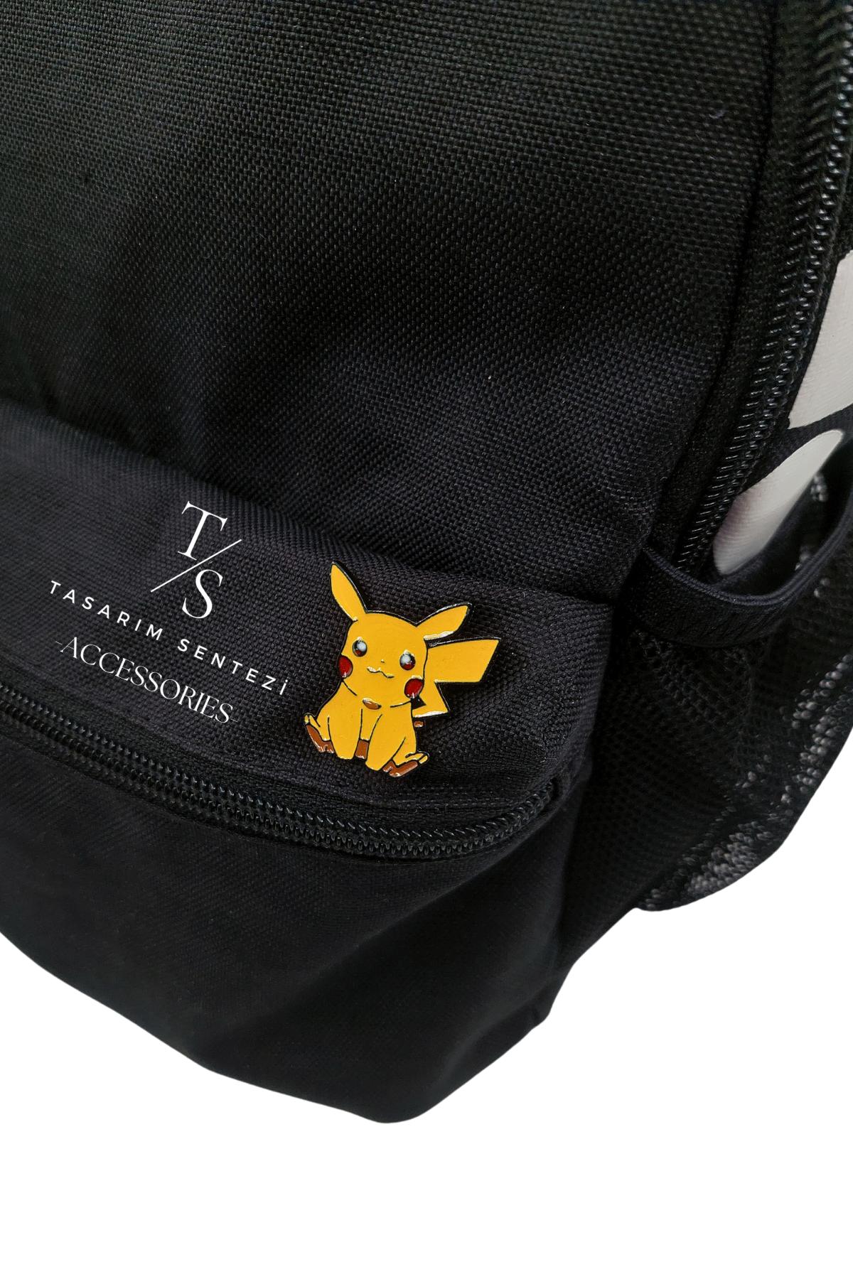 Rozet Metal Pikachu Pokemon Pika Çizgi Film
