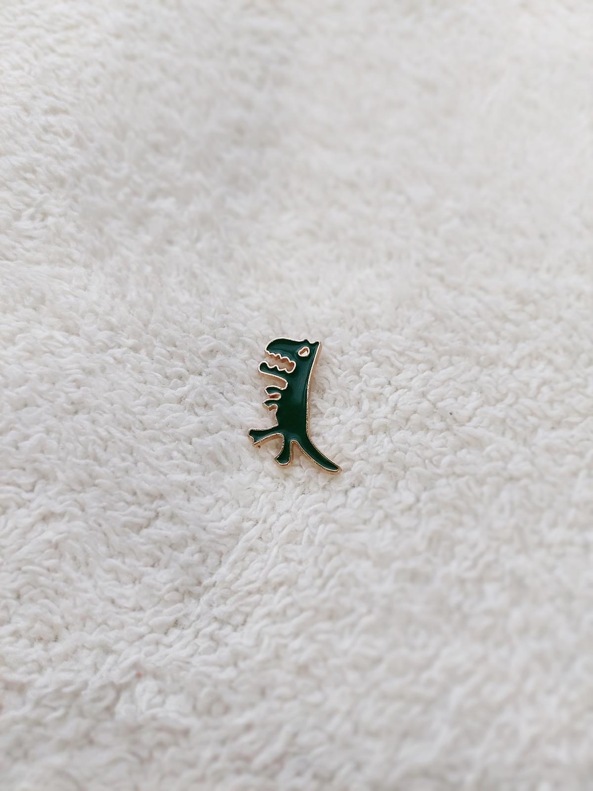 Rozet Metal Dinozor Trex 