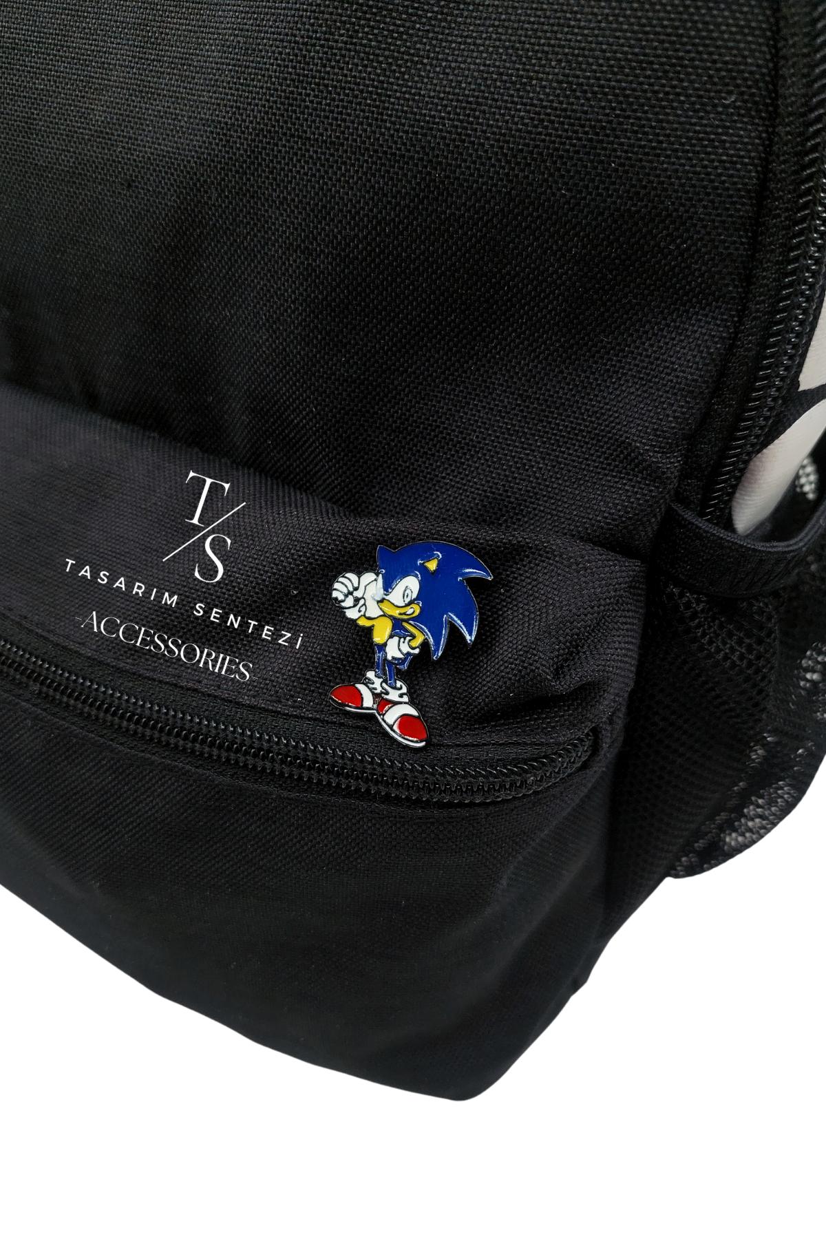 Rozet Metal Sonic Kirpi The Hedgedog Oyun Film