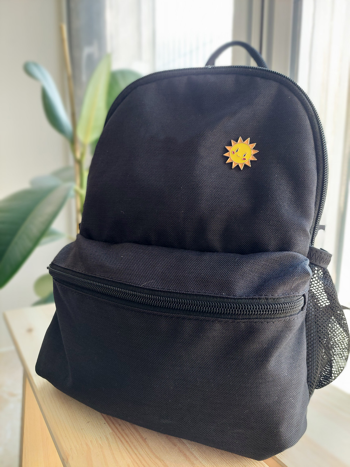 Rosette Metal Sun Sun Smiley Face Summer