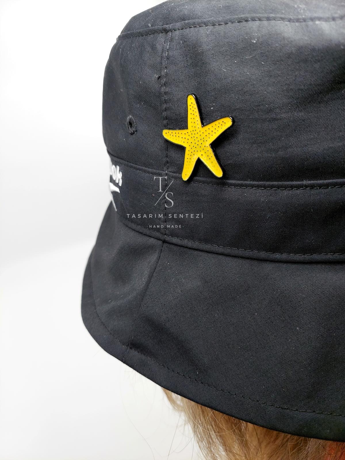 Badge Metal Starfish Asterioda