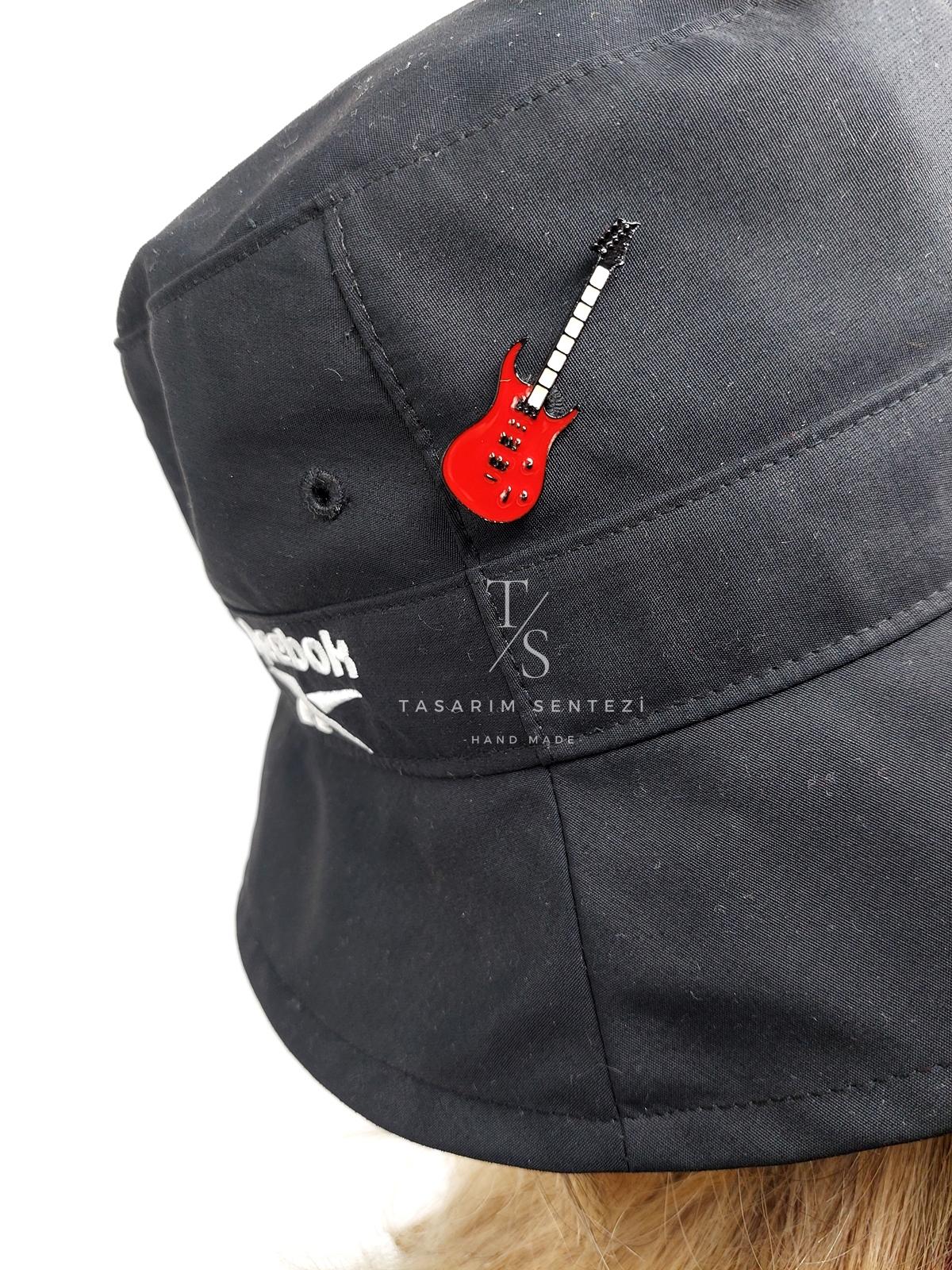 Rozet Metal Elektronik Gitar Rock Muzik