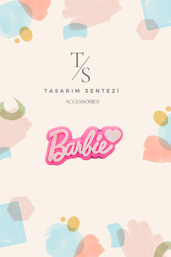 Rozet Silikon Barbie Pembe