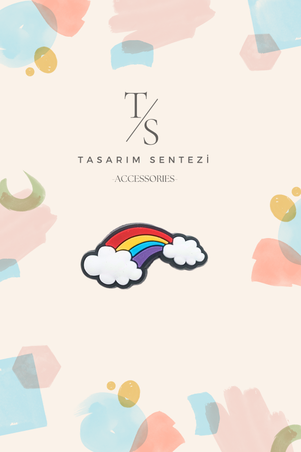 Rosette Silicone Rainbow Cloud Colorful