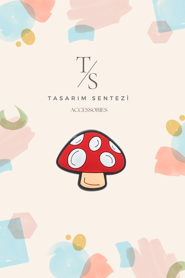 Badge Silicone Mushroom Mushroom Amanita