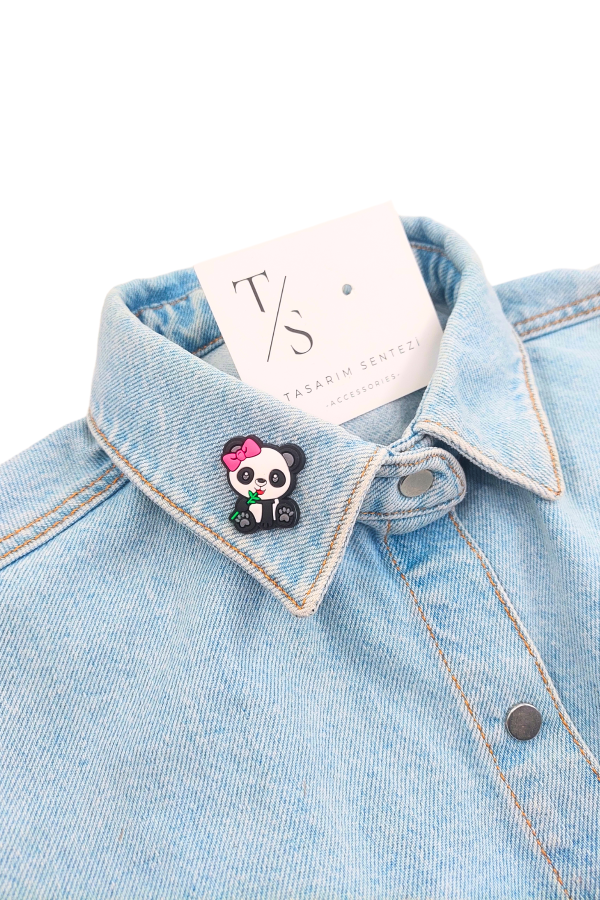 Rosette Silicone Cute Panda Flower