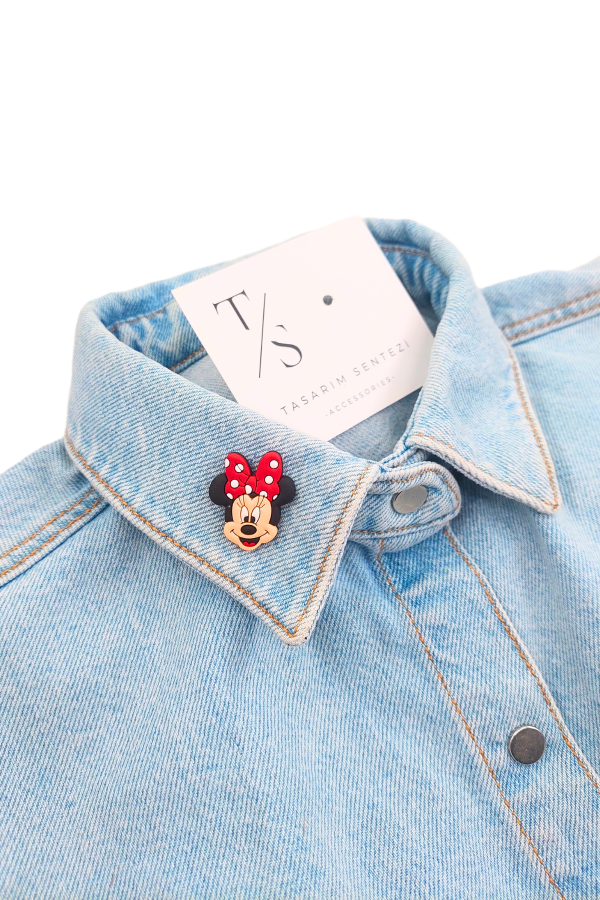 Rozet Silikon Minnie Mouse Mini Fare