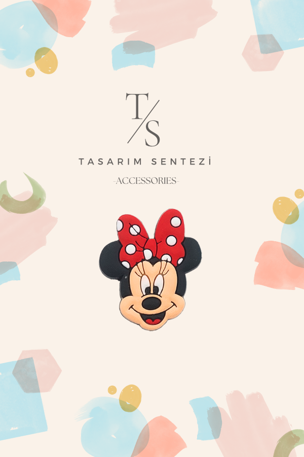 Rozet Silikon Minnie Mouse Mini Fare