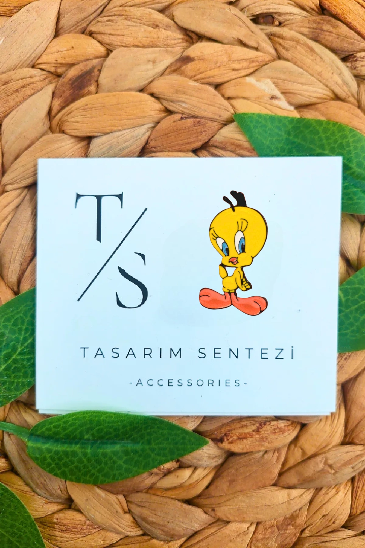 Rozet Metal Tweety Sarı Kanarya Looney Tunes